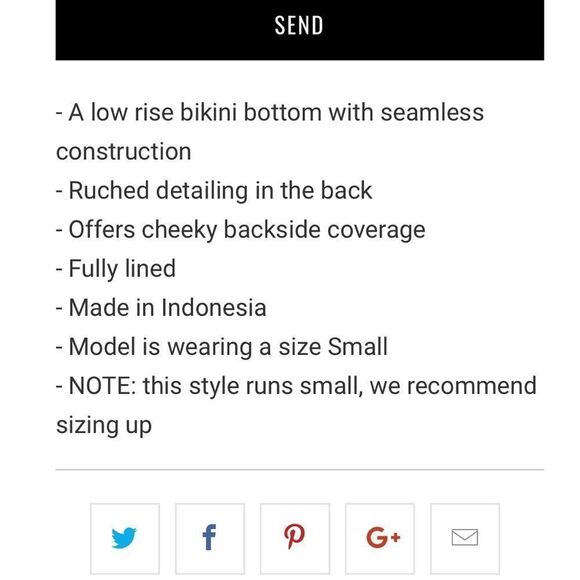 Nirvanic Swim Baby Pink Rose Floris Bikini Bottom Women’s Small - Picture 3 of 6